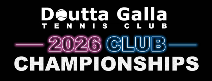 Doutta Galla Tennis Club Championships 2026 Logo